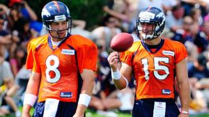 Kyle Orton and Tim Tebow