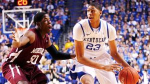 Andrea Nelson and Anthony Davis