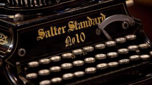 vintage typewriter