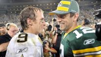 Aaron Rodgers and Drew Brees
