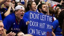 Kansas fans celebrate