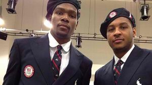 Carmelo Anthony and Kevin Durant