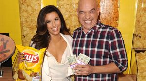 Eva Longoria and Michael Symon