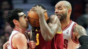 Kirk Hinrich and Carlos Boozer