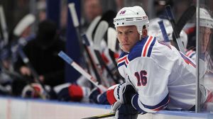 Sean Avery #16 of the New York Rangers