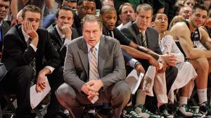 Head Coach Tom Izzo of the Michigan State Spartans