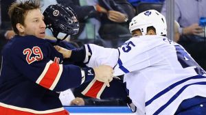 Ryane Clowe, Mark Fraser