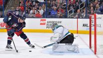 Marian Gaborik #10 of the Columbus Blue Jackets