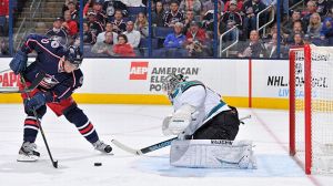 Marian Gaborik #10 of the Columbus Blue Jackets