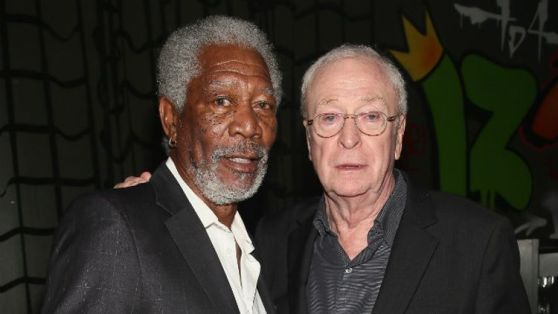 Morgan Freeman and Michael Caine