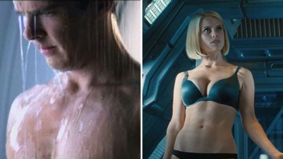 Benedict Cumberbatch and Alice Eve