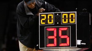 NCAA shot clock
