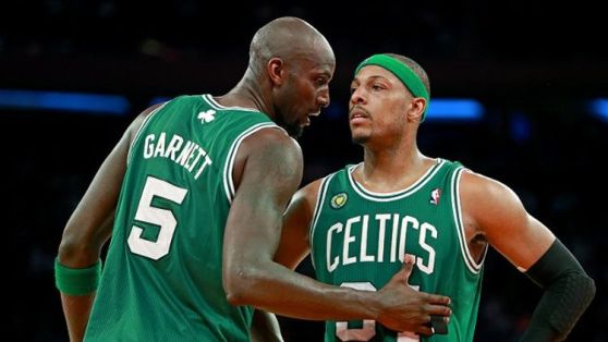 Kevin Garnett and Paul Pierce
