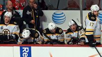 Bruins bench