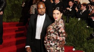 Kanye West and Kim Kardashian