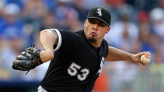 Starting pitcher Hector Santiago