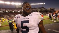 Michael Dyer #5 of the Auburn Tigers
