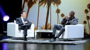 Kobe Bryant with Jimmy Kimmel