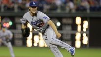 Clayton Kershaw #22 of the Los Angeles Dodgers