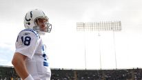 Peyton Manning #18 of the Indianapolis Colts