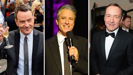 Bryan Cranston, Jon Stewart, Kevin Spacey