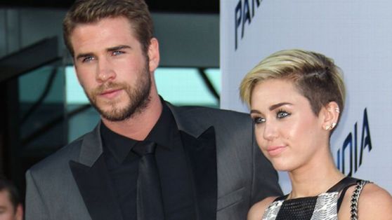 Liam Hemsworth and Miley Cyrus