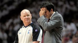Erik Spoelstra and Joey Crawford