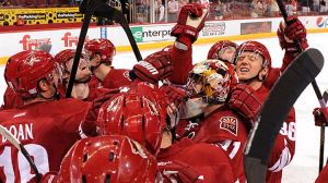 Mike Smith #41 of the Phoenix Coyotes