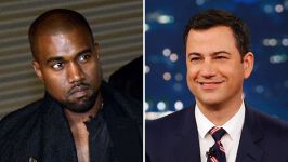 Kanye West and Jimmy Kimmel