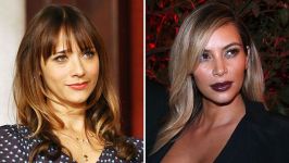 Rashida Jones and Kim Kardashian