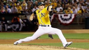 Oakland A's pitcher Sonny Gray
