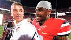Urban Meyer and Braxton Miller