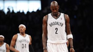 Kevin Garnett #2 of the Brooklyn Nets