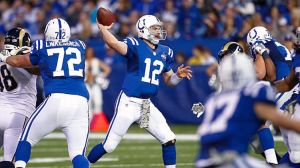 Andrew Luck #12 of the Indianapolis Colts