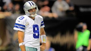 Tony Romo #9 of the Dallas Cowboys 