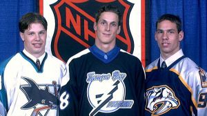 Brad Stuart, #1 Vincent Lecavalier, #2 David Legwand.