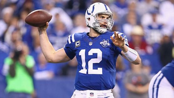Andrew Luck #12 of the Indianapolis Colts 