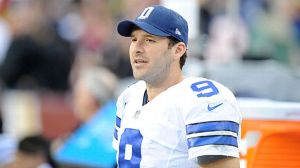 Tony Romo #9 of the Dallas Cowboys
