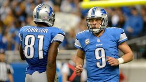 Matthew Stafford and Calvin Johnson