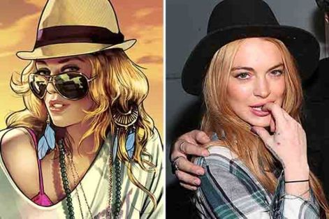 GTA V and Lindsay Lohan