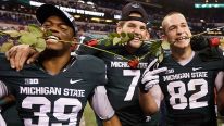 Michigan State celebrates its Rose Bowl berth