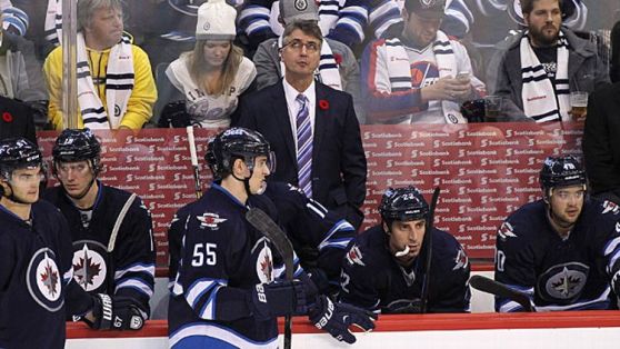 Claude Noel, head coach of the Winnipeg Jets