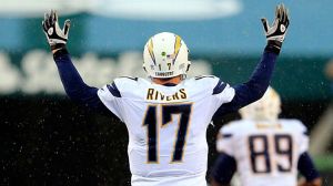Quarterback Philip Rivers #17 of the San Diego Chargers 