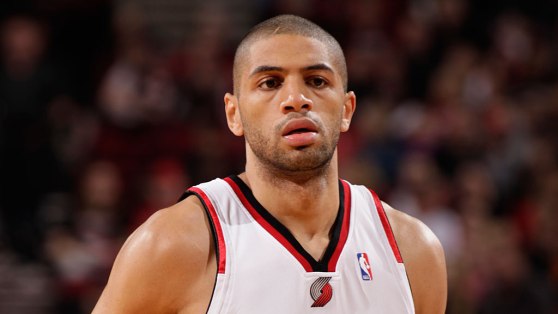 Nicolas Batum #88 of the Portland Trail Blazers
