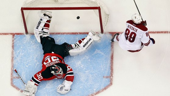 Mikkel Boedker #89 of the Phoenix Coyotes