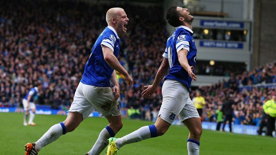 Kevin Mirallas of Everton