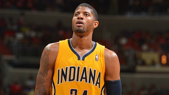 Paul George #24 of the Indiana Pacers