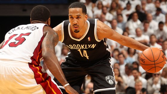 Shaun Livingston #14 of the Brooklyn Nets